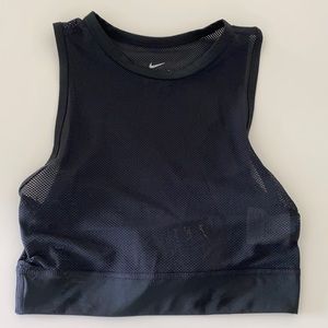 Nike Dri Fit mesh crop tank